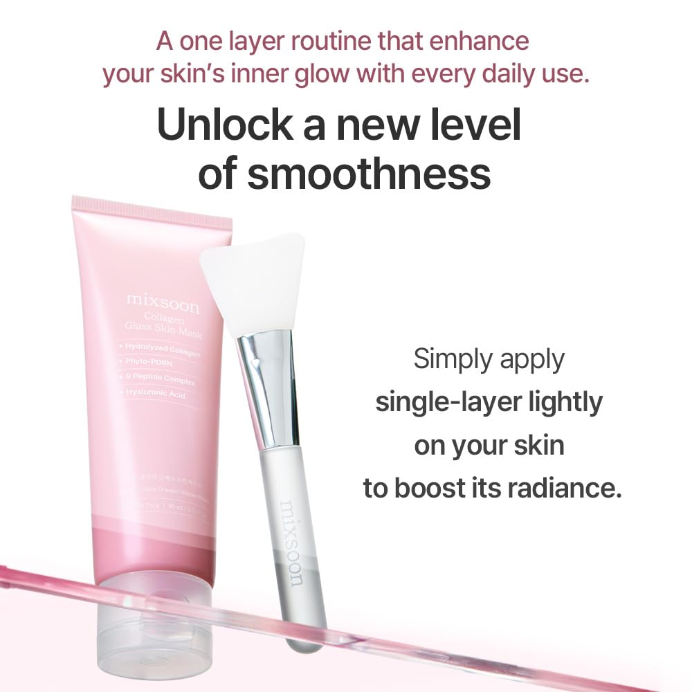 mixsoon application on face illustrating peel-off process and smooth finish