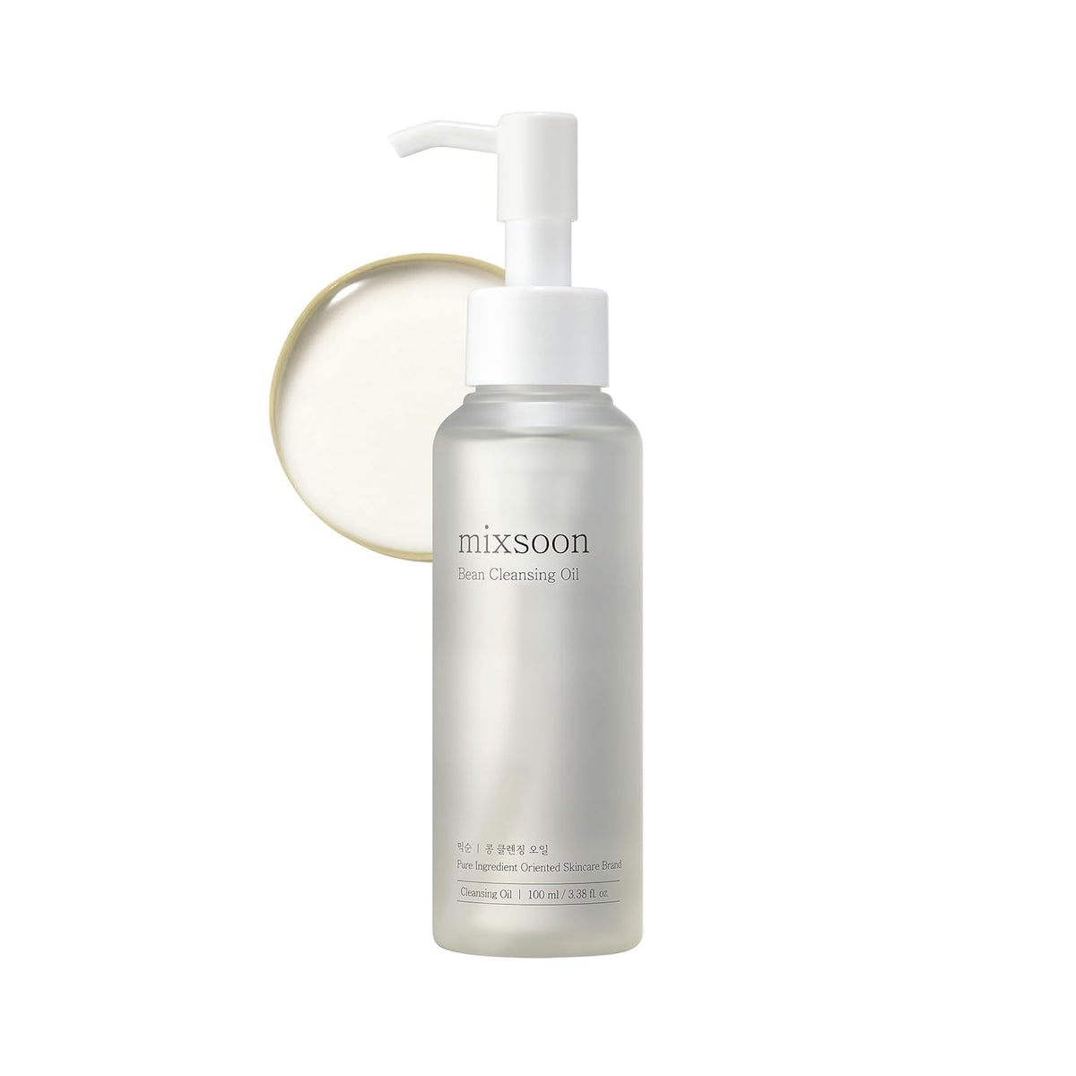 mixsoon bottle front view showing label and benefit of gentle deep cleanse