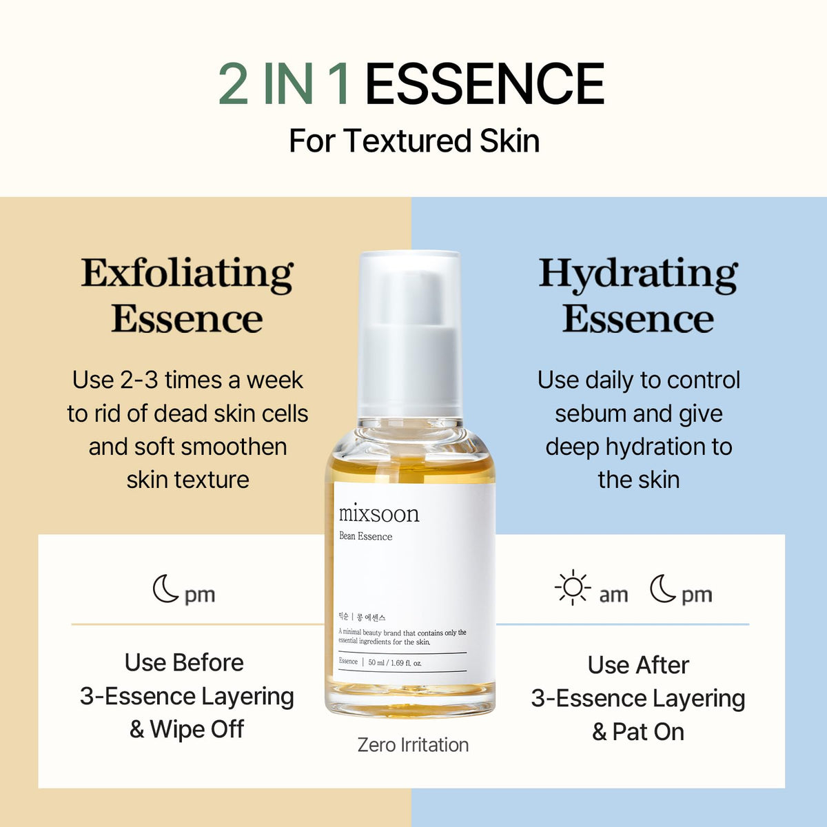 mixsoon small drop blended into foundation illustrating smoother, dewier makeup finish