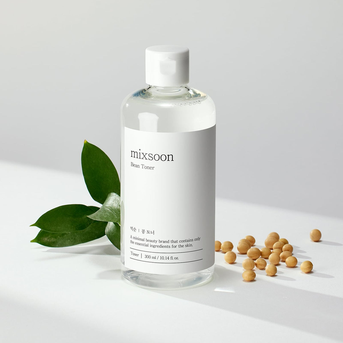mixsoon toner in bathroom setting demonstrating daily routine boost
