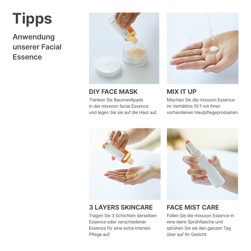 mixsoon bifida ferment essence bottle next to common items showing 100ml scale