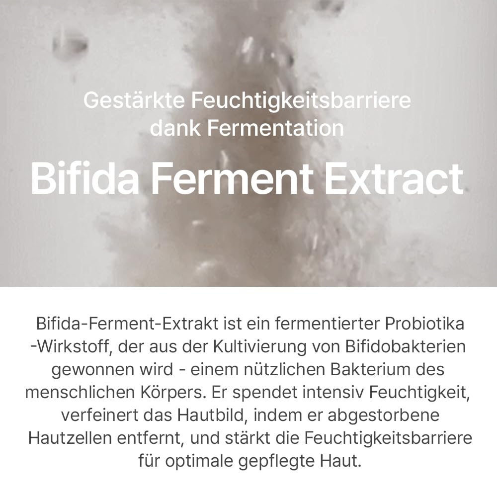 mixsoon bifida ferment essence pipette dispensing a drop for controlled application benefit