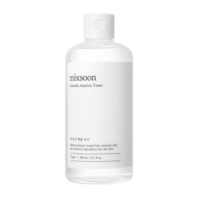 mixsoon centella toner front glass bottle showing label and volume for clarity