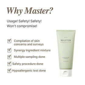 mixsoon cleanser in hand size comparison illustrating 150ml travel-friendly benefit