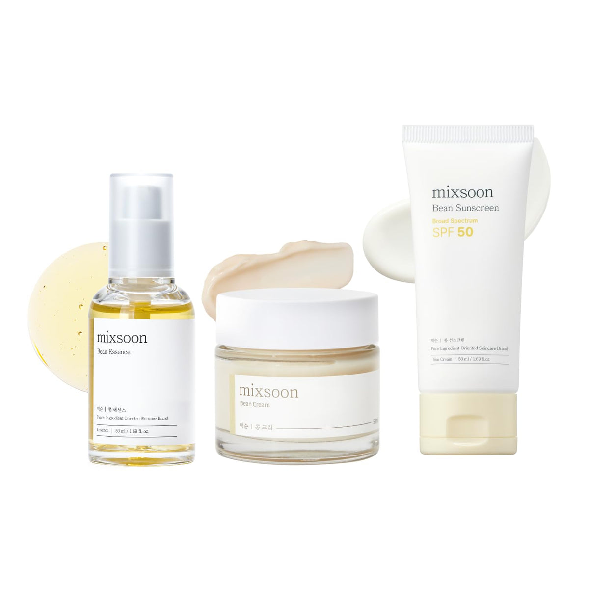 mixsoon front packaging showing full three-step set and neat presentation