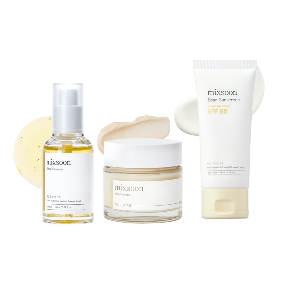 mixsoon front packaging showing full three-step set and neat presentation