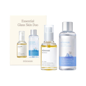 mixsoon front packaging showing duo set and clear product benefit hydration