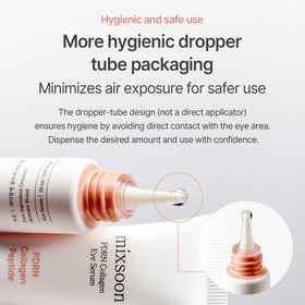 mixsoon bottle next to coin showing compact 20ml travel-friendly size