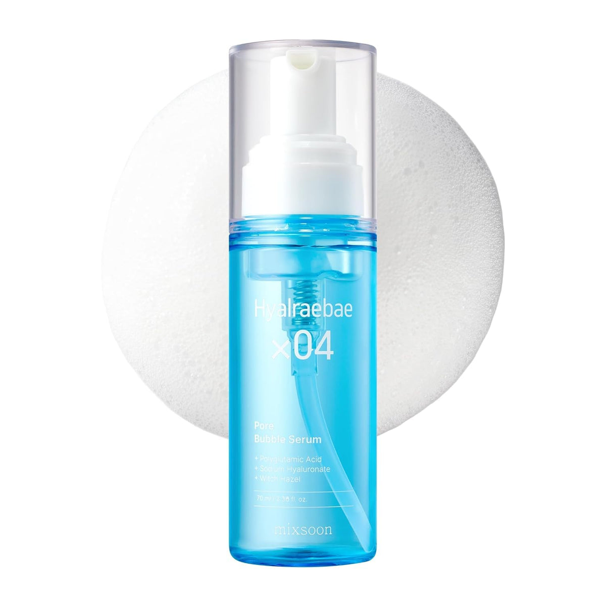 mixsoon front packaging showing pump and volume, clear product benefit