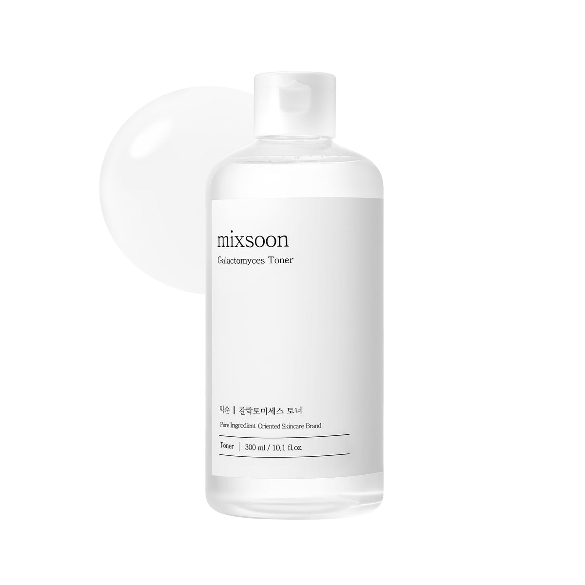 mixsoon Galactomyces toner front bottle shot showing clean packaging and benefit