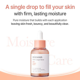 mixsoon glass serum bottle close-up highlighting premium glass packaging benefit