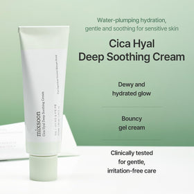 mixsoon open jar cream texture showing lightweight hydration and fast absorption
