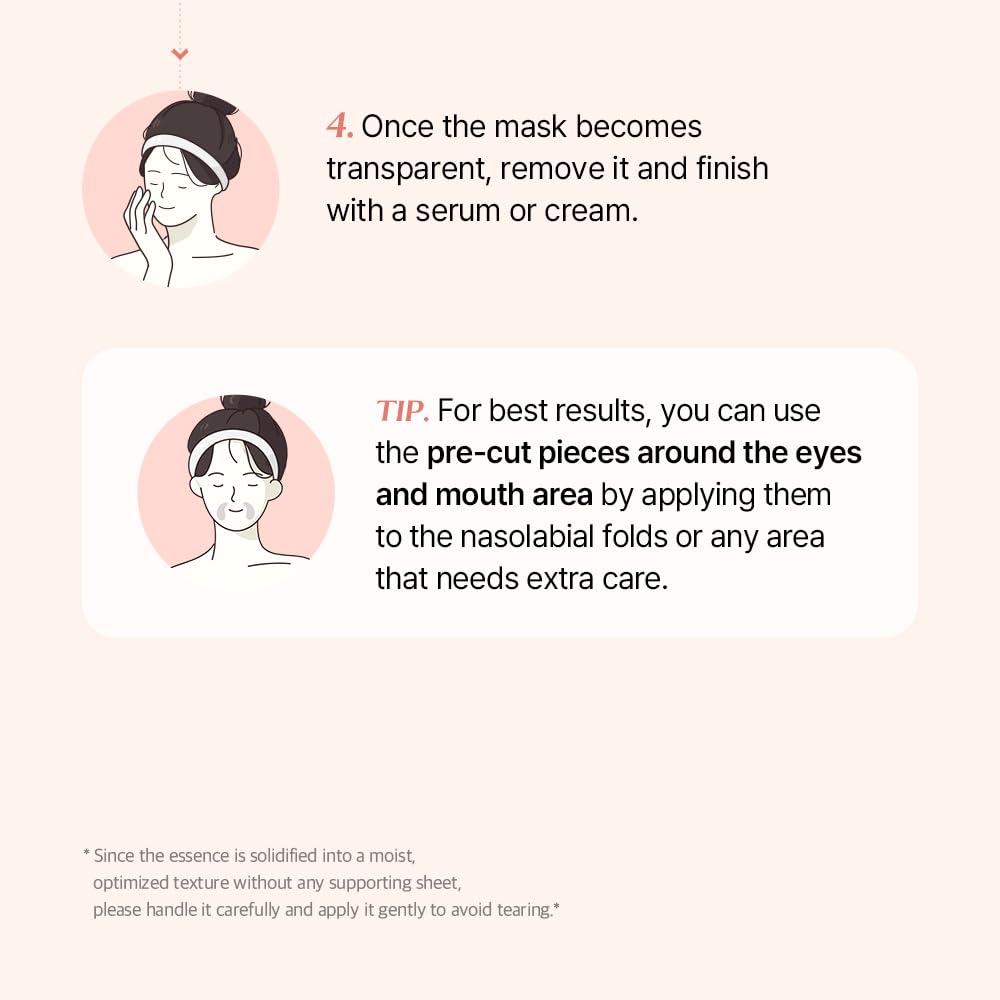 mixsoon mask in a calm spa setting conveying relaxing treatment at home benefits