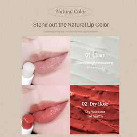 mixsoon lip balm in hand scale to show compact 4.1g size and portability benefit