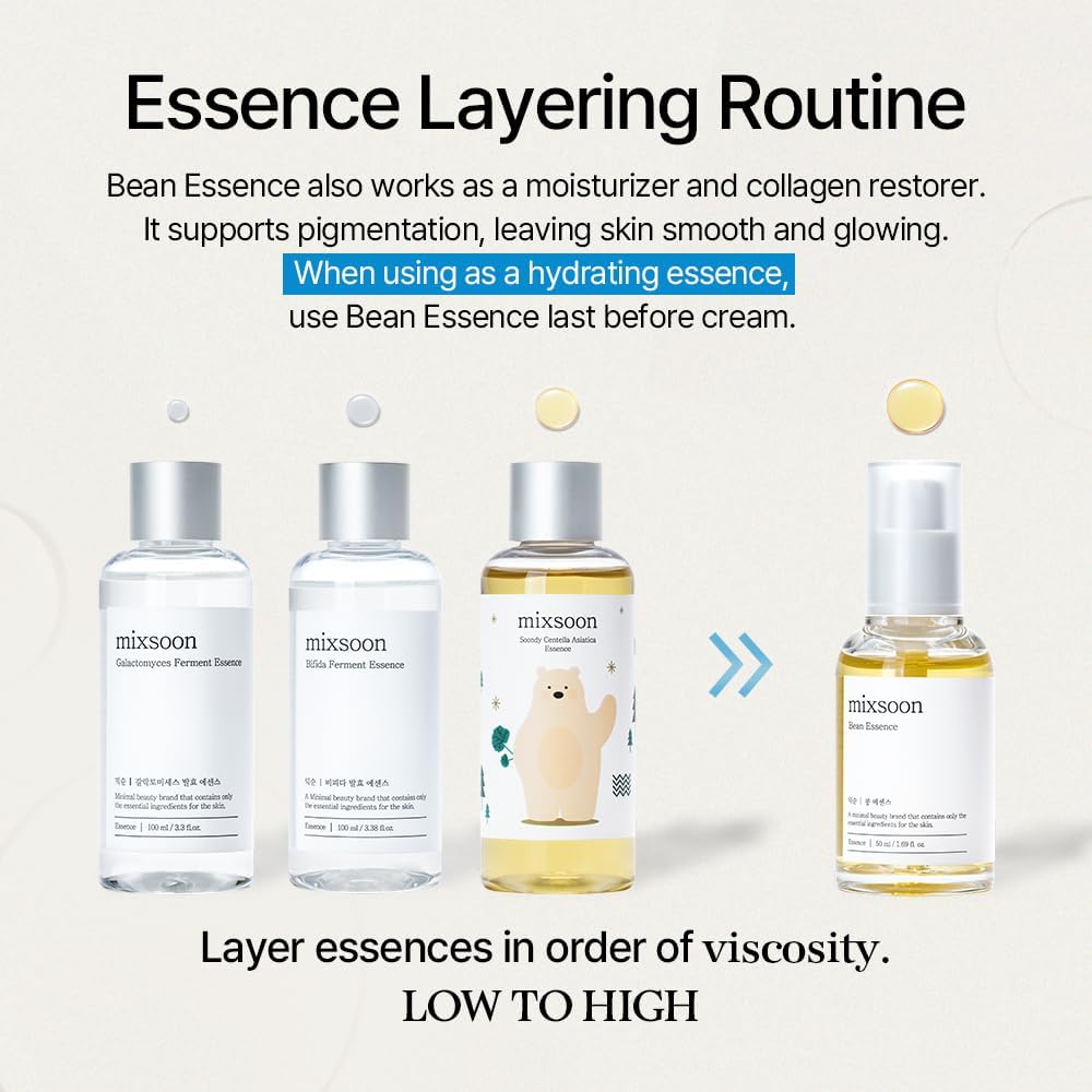 mixsoon mixing essence with foundation to boost hydration and dewy makeup finish