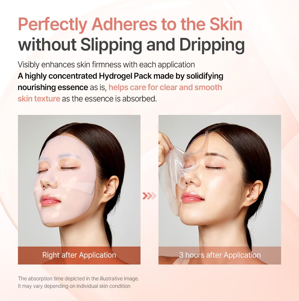 mixsoon open mask with visible essence to show concentrated hydration delivery