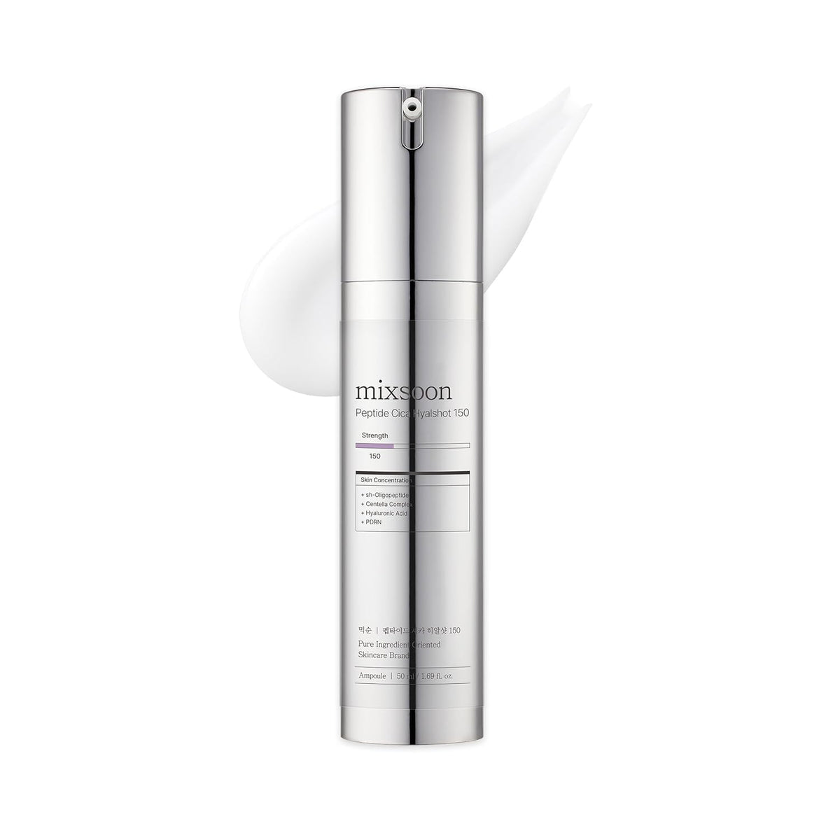 mixsoon front packaging showing bottle and box, communicates premium minimalism