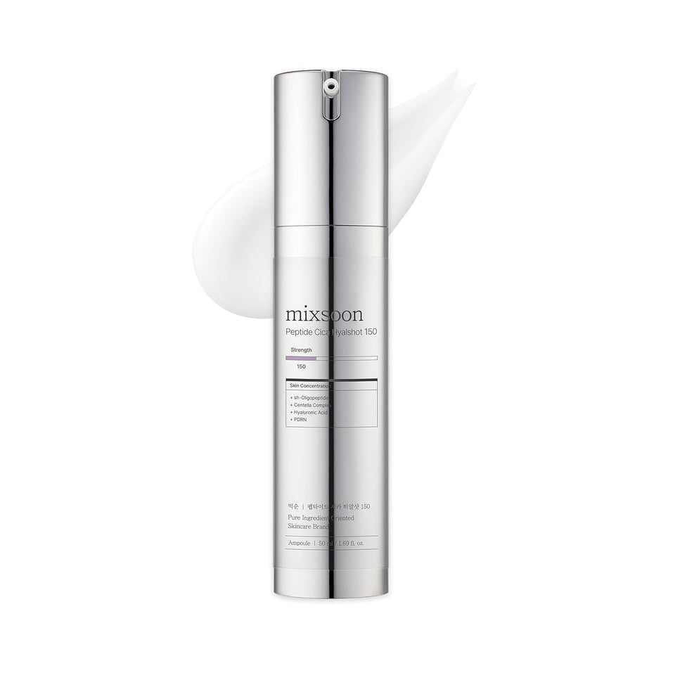mixsoon front packaging showing bottle and box, communicates premium minimalism