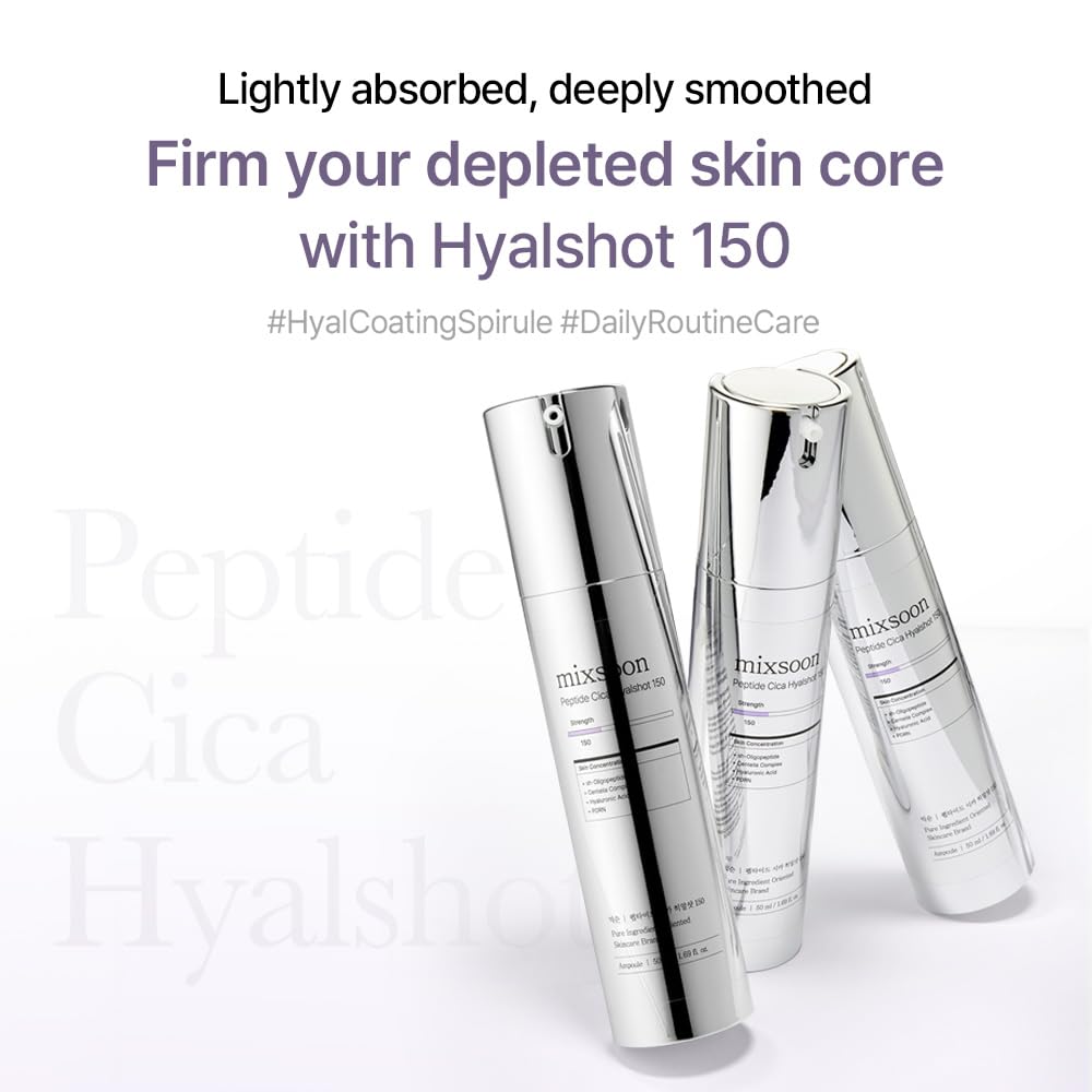 mixsoon serum texture on skin close-up, shows lightweight non-sticky finish