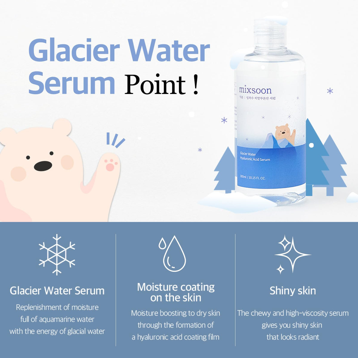 mixsoon serum on hand demonstrating quick absorption and immediate moisture benefit