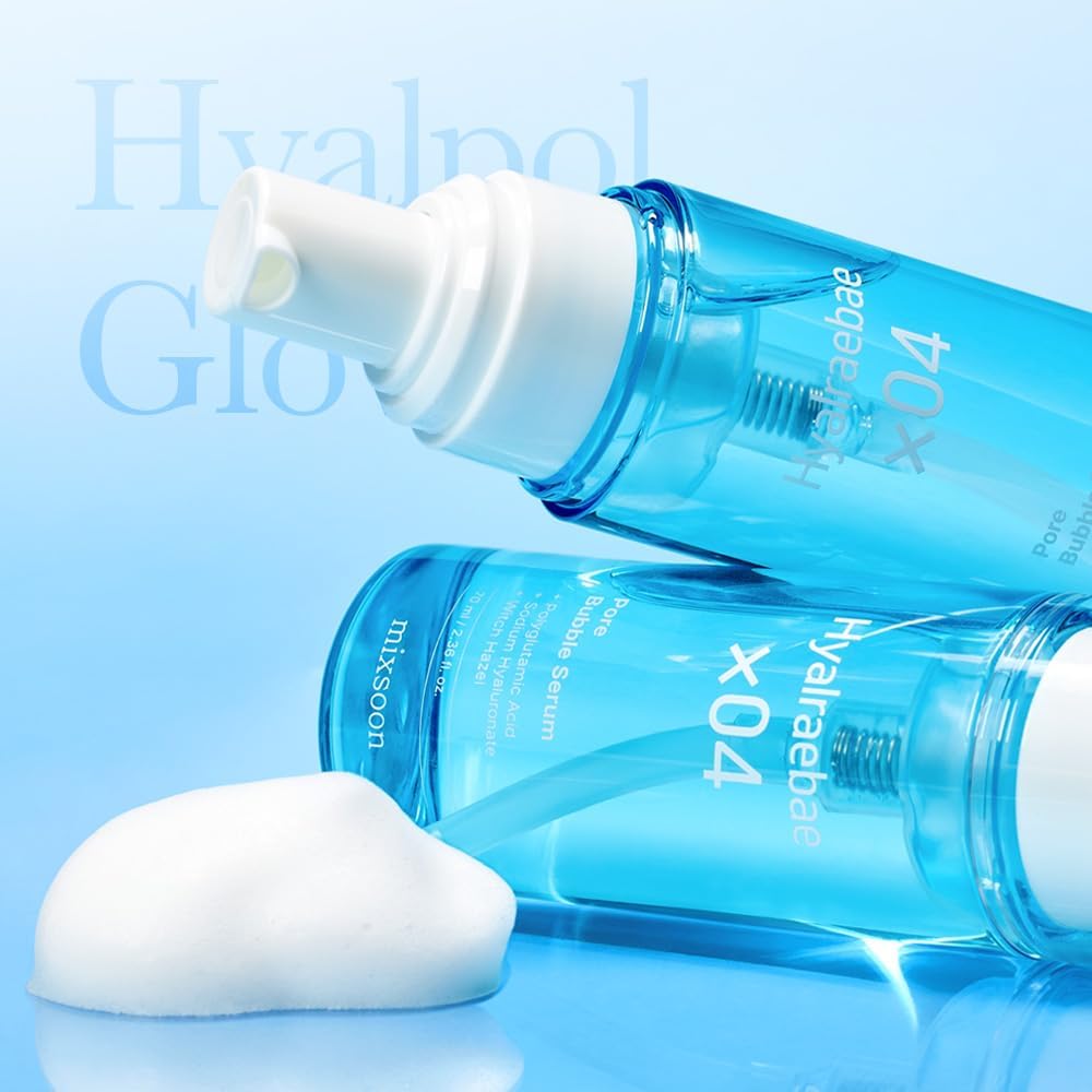 mixsoon serum dispensed on hand demonstrating lightweight hydration benefit