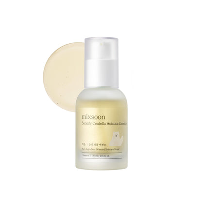 mixsoon Soondy front bottle view showing compact glass packaging and calming benefit