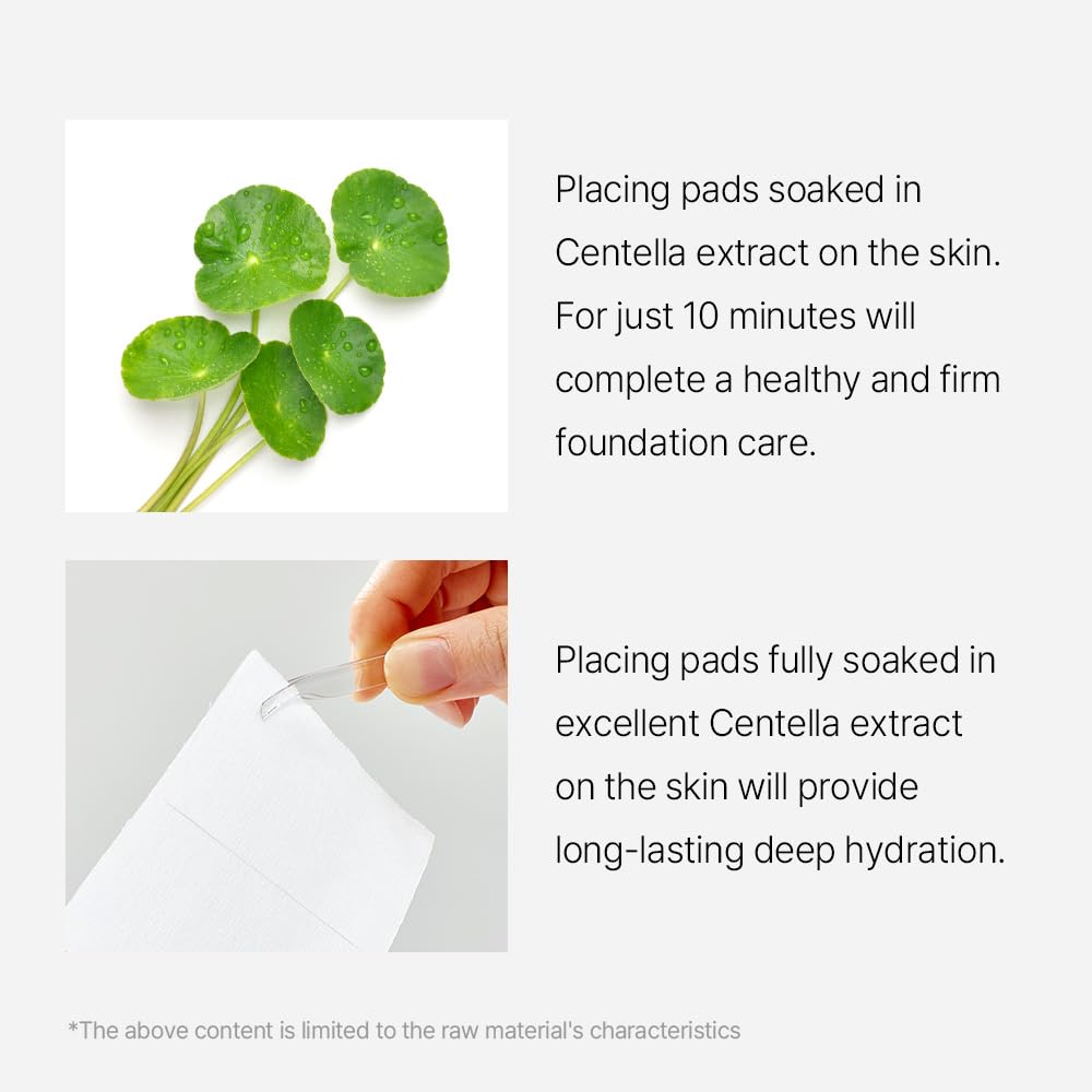 mixsoon pad saturated with toner liquid demonstrating hydration and even application