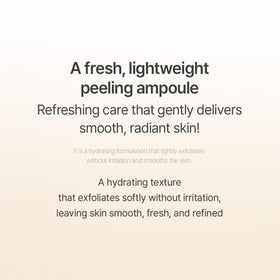 mixsoon close-up of silky ampoule texture highlighting hydrating, non-sticky finish