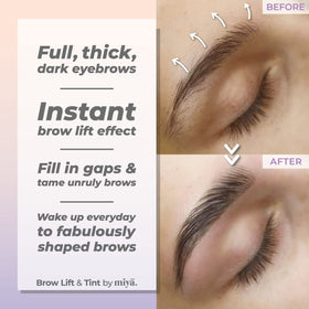 MIYA LASH application tools detail displaying brushes and shields for precise shaping