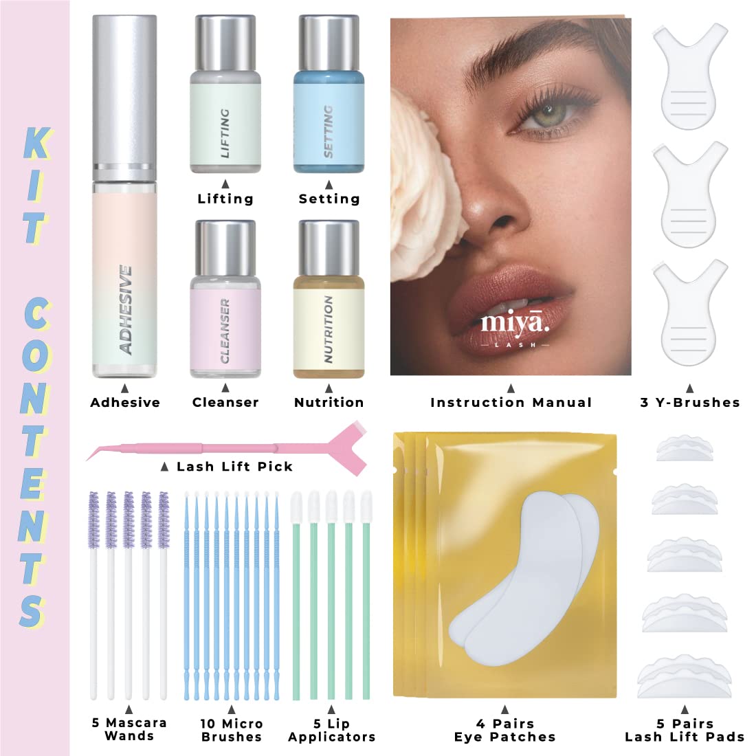 MIYA LASH keratin nutrition serum texture on pipette for hydration