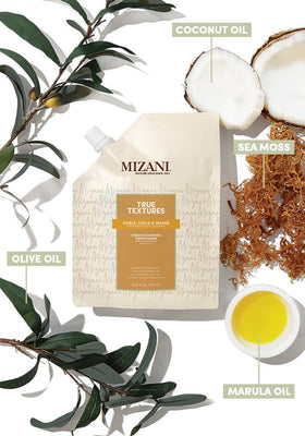 Mizani bottle beside everyday items showing 16.9oz scale and convenience