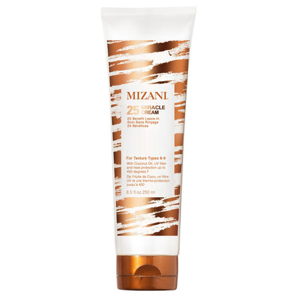 Mizani front packaging showing product branding and benefits
