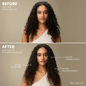 Mizani with coconut oil ingredient image conveying nourishing moisture