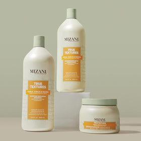 Mizani bottle in hand to show size and portability benefit