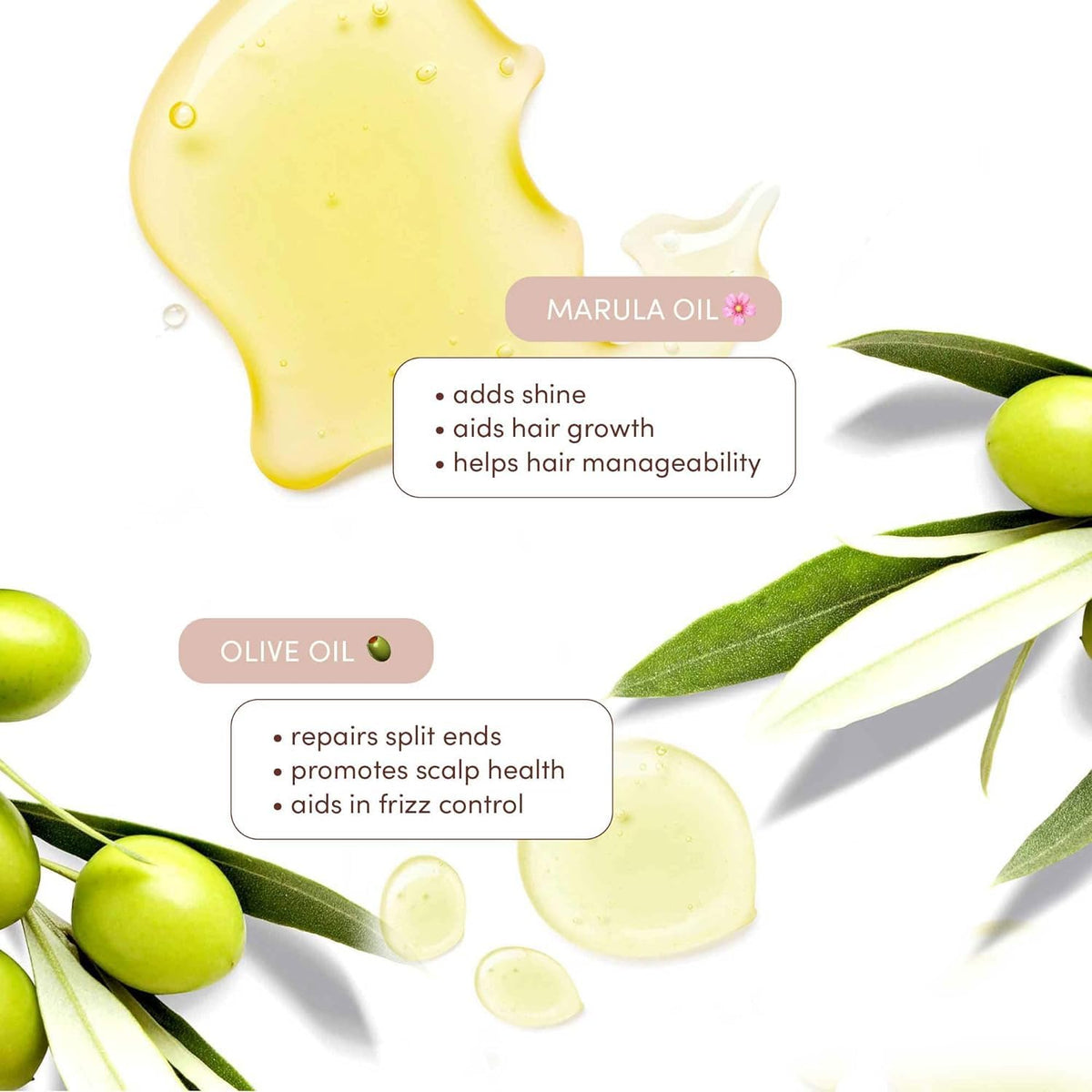 Mizani label close-up displaying ingredients list and product benefits