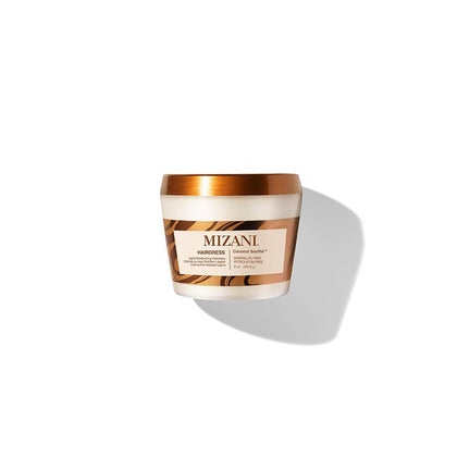 Mizani front jar showing product label and 8-ounce size for easy identification