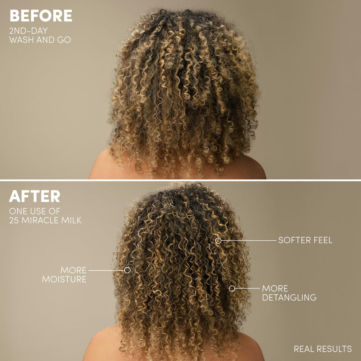 Mizani spray action close-up demonstrating even mist and detangling slip