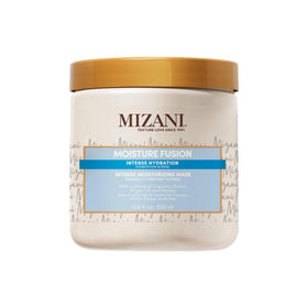 Mizani front packaging showing jar and label, highlights professional hydration