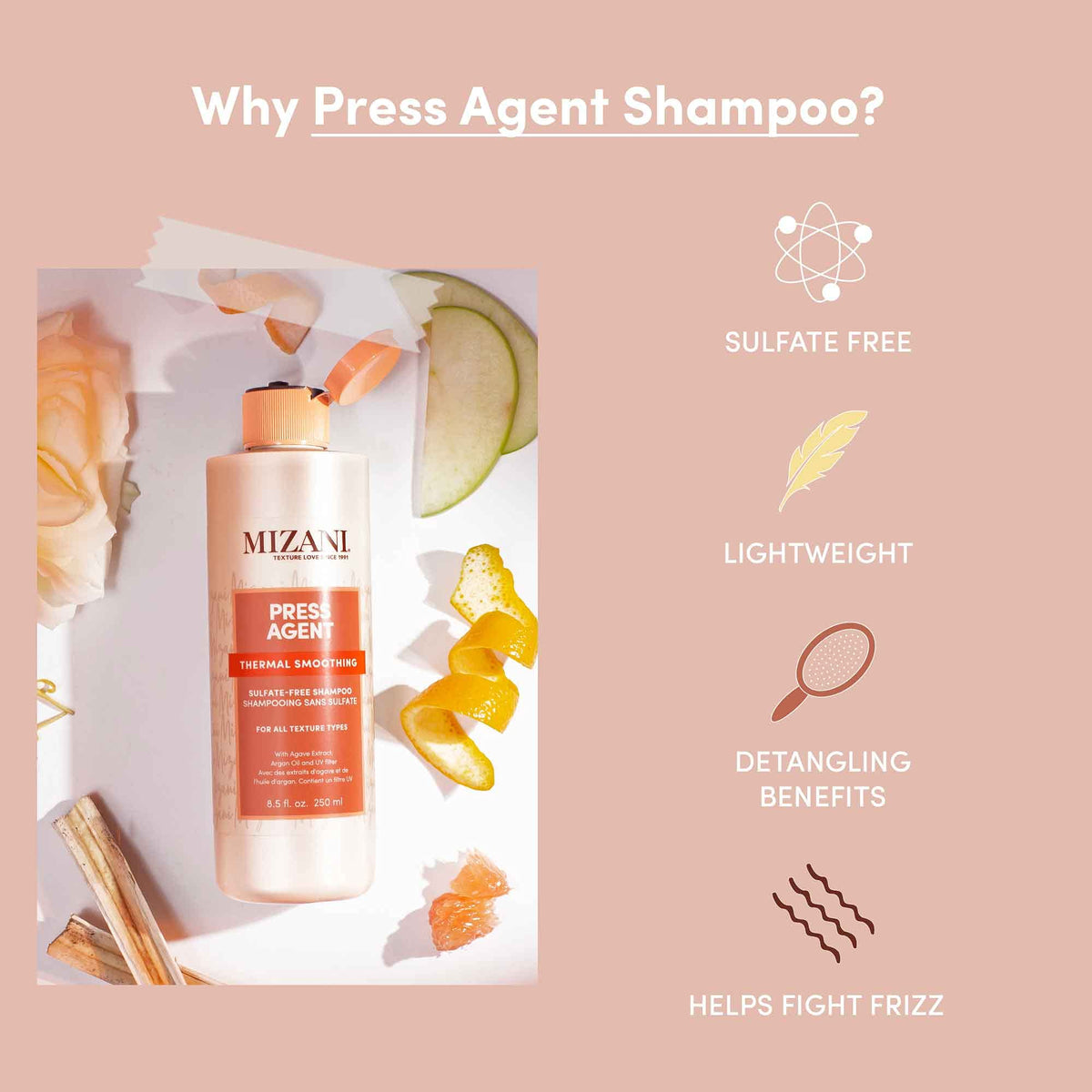 Mizani pump closeup makes dispensing easy and mess-free