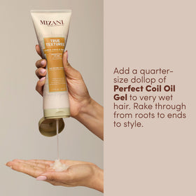 Mizani jar in hand for scale showing compact size and travel-friendly benefit