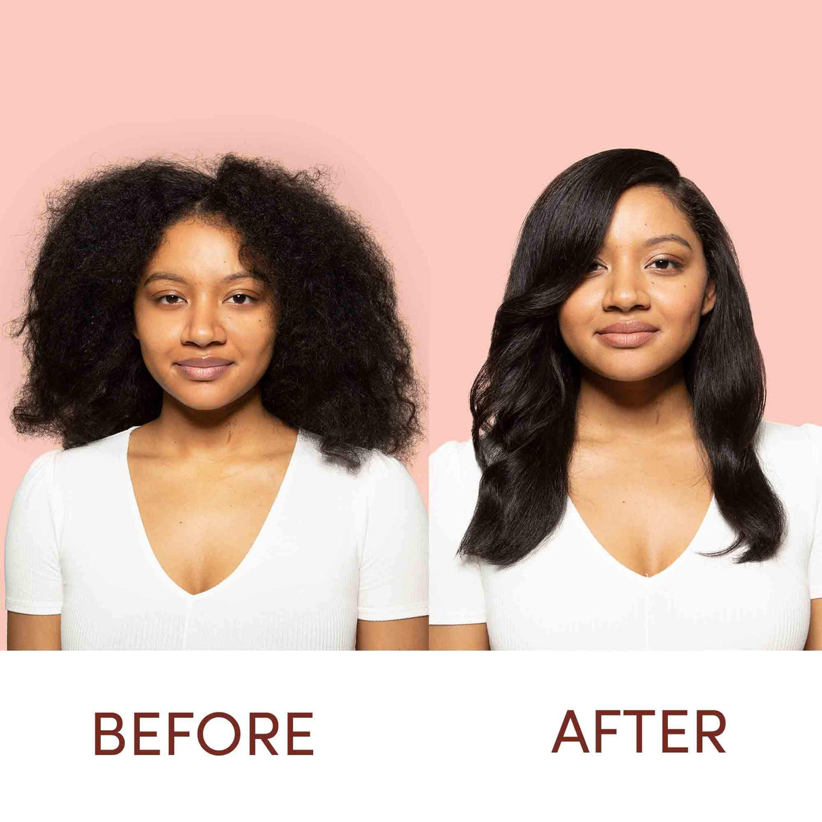 Mizani Smooth Guard used during blow-dry for smoother styling results
