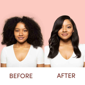 Mizani Smooth Guard used during blow-dry for smoother styling results
