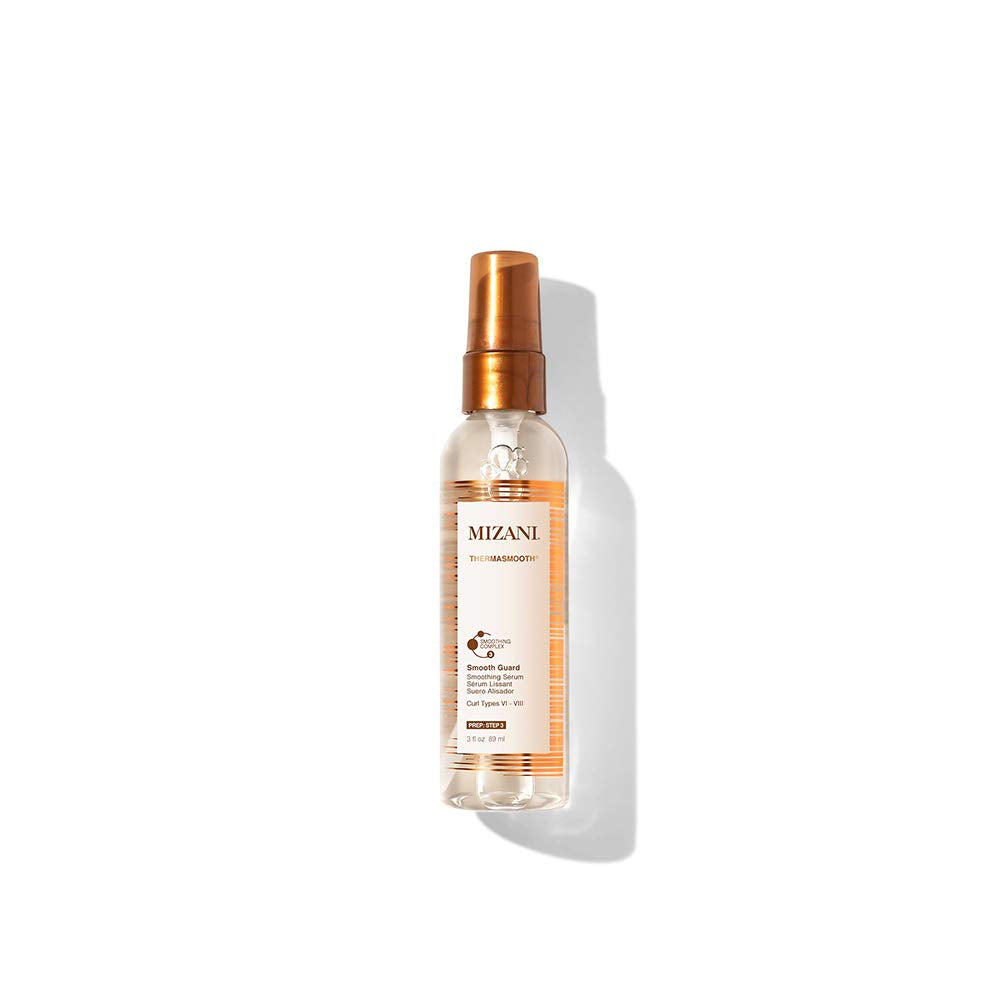 Mizani Smooth Guard front packaging showing product and benefits