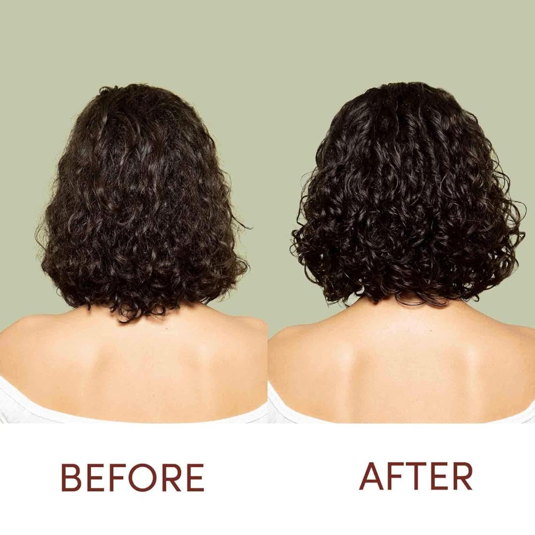 Mizani back label ingredients list highlighting nourishing oils and benefits