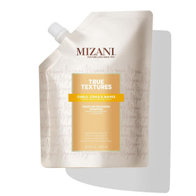Mizani front packaging showing bottle and branding, conveys professional results