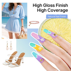 MIZHSE brush stroke detail showing even application and streak-free coverage benefit