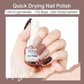 MIZHSE close-up brush stroke showing smooth easy application
