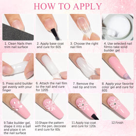 MIZHSE polished 3D sculpted nails showing durable finished detail