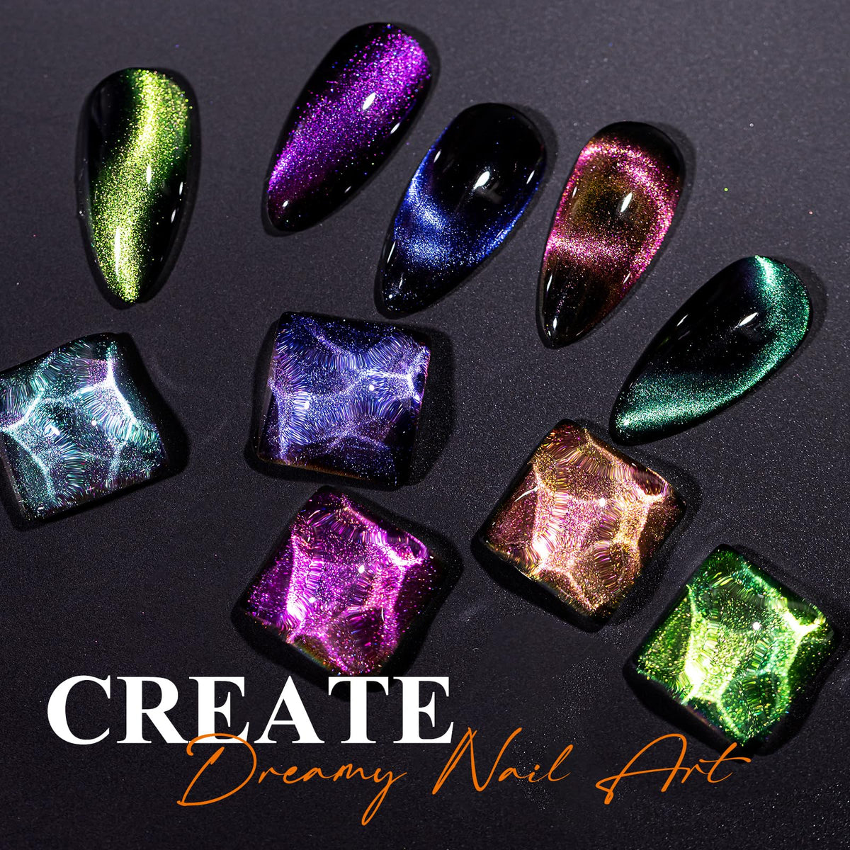 MIZHSE glitter chameleon shades displaying color-shift benefit