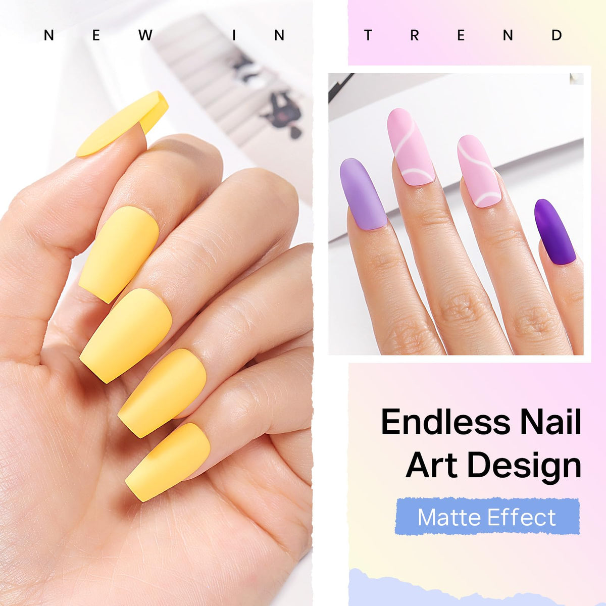 MIZHSE hand model wearing vibrant manicure demonstrating fast-dry convenience